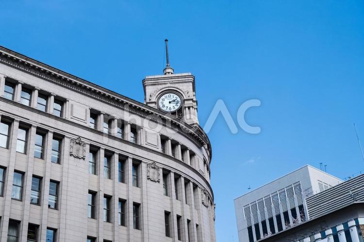 銀座4丁目1 銀座,地価,銀座4丁目の写真素材