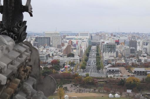 姫路城 眺望 姫路城 眺望の写真