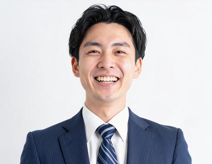 笑うビジネスマン 笑うビジネスマンの写真