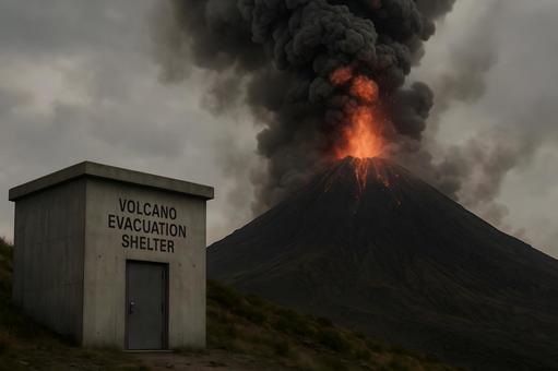 火山避難施設 火山避難施設の写真