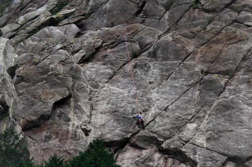 ロッククライミング ロッククライミング,クライミング,絶壁の写真素材