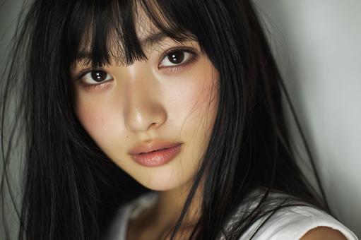 美しい黒髪日本女性 美しい黒髪日本女性の写真