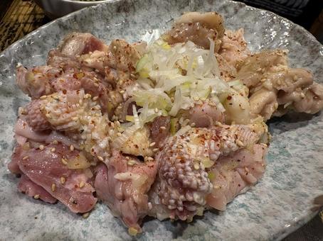 ホルモン-焼肉 焼肉,ホルモン,牛肉の写真素材