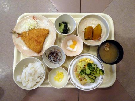 アジフライ定食 アジフライ定食の写真