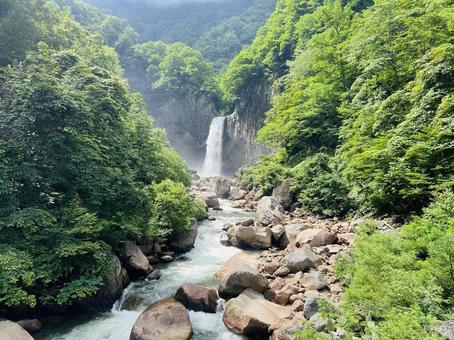 苗名滝 岩 滝 苗名滝 岩 滝の写真