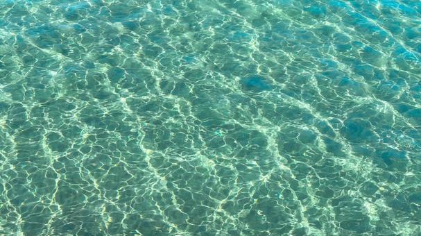 海 海,波,エメラルドグリーンの写真素材