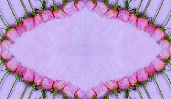 ピンクカラーのバラ花柄素材 ピンクカラーのバラ花柄素材 花,ピンク,背景の写真素材