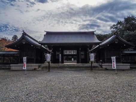 【奈良県】吉野町・吉野神宮 吉野神宮,吉野町,寺社仏閣の写真素材
