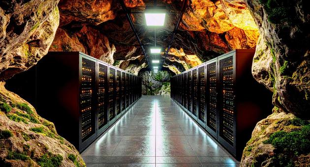 洞窟サーバールーム 洞窟サーバールームの写真