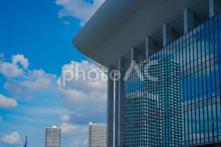 横浜Kアリーナの近代建築 横浜,kアリーナ,近代建築の写真素材