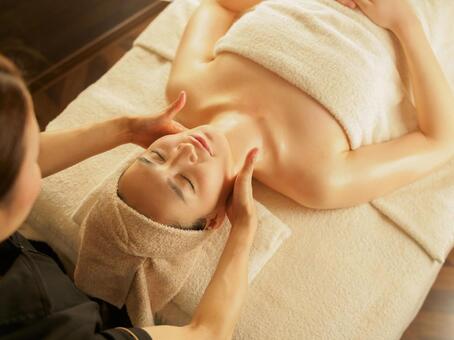 Esthetic relaxation aroma image, JPG Esthetic relaxation aroma image, beauty salon, massage, first, JPG