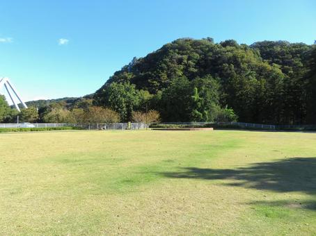 みどり市はねたき広場 はねたき広場,公園,芝生の写真素材