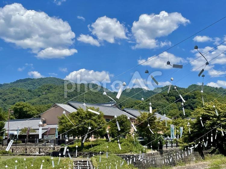 兵庫県　出石焼き風鈴まつり 出石焼き風鈴まつり,風鈴,白の写真素材