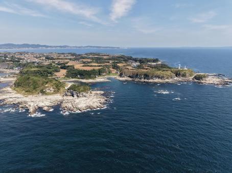 三浦・剣崎 三浦・剣崎 ドローン,空撮,剣崎の写真素材