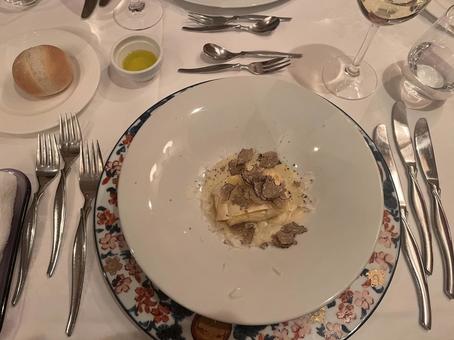 トリュフのラザニア ディナー,食事,トリュフの写真素材