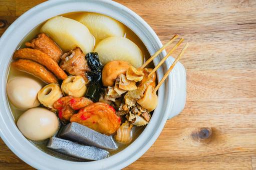 具だくさんのおでん おでん,鍋料理,大根の写真素材