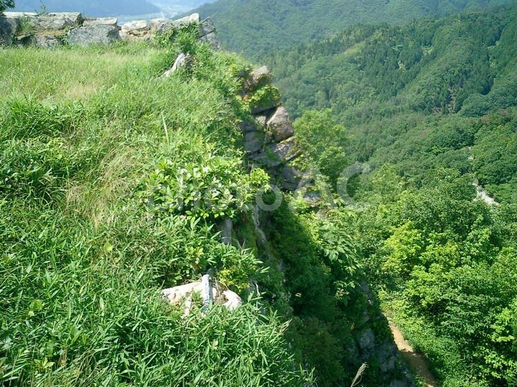竹田城の石垣 竹田城,虎臥城,和田山の写真素材