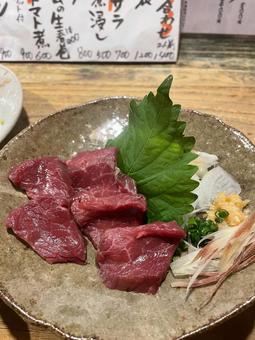 やわらか絶品馬刺し✨ やわらか絶品馬刺し✨ 馬刺し,赤身肉,馬肉の写真素材