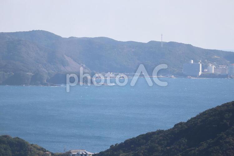 和歌山の風景01 風景,景色,上空の写真素材