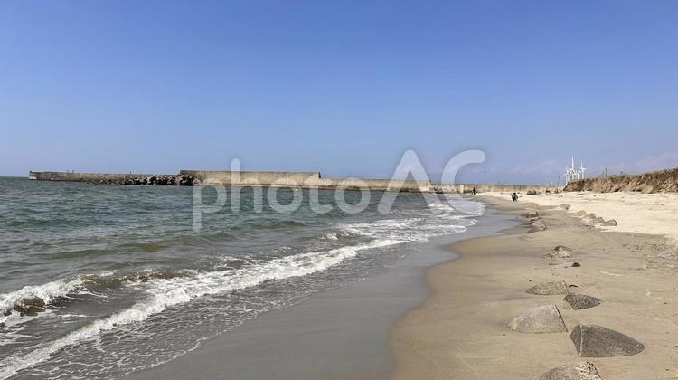 新潟県の海2 新潟県,新潟,海の写真素材