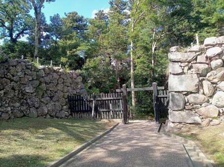 松江城裏門 松江城裏門 島根,松江城,八雲の写真素材