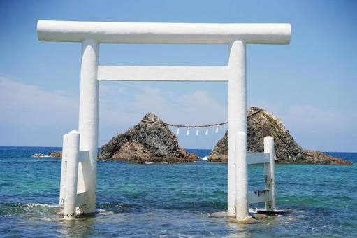 福岡 糸島 二見ヶ浦 夫婦岩3 福岡 糸島 二見ヶ浦 夫婦岩3 二見ヶ浦夫婦岩,夫婦岩,二見ヶ浦の写真素材