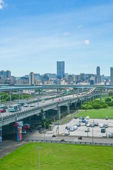 台湾・台北郊外の街並み 台湾・台北郊外の街並み 台湾,台北,風景の写真素材