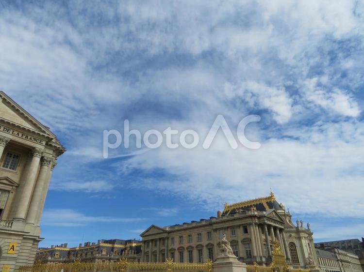 世界遺産のフランス、ヴェルサイユ宮殿 ヴェルサイユ宮殿,バロック建築,建造物の写真素材
