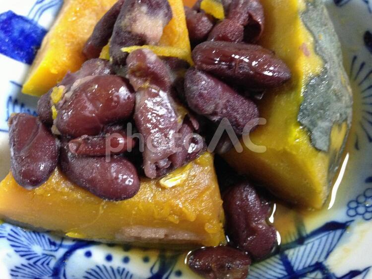 かぼちゃの煮物 かぼちゃの煮物,かぼちゃ,南瓜の写真素材