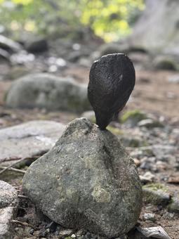 Photo, chuan, river play, stone, 