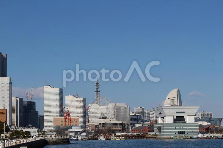 横浜みなとみらい 横浜,みなとみらい,港の写真素材