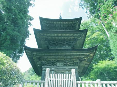 長野県-大法寺-国宝-三重塔 長野県-大法寺-国宝-三重塔の写真