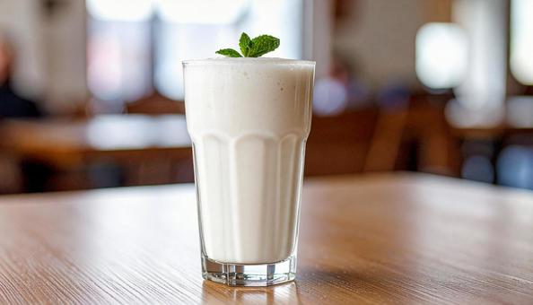 カフェのミルクセーキ カフェのミルクセーキの写真