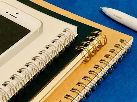 Smartphone and 3 ring notebooks, JPG Smartphone and 3 ring notebooks, JPG