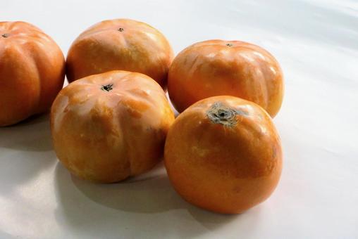 秋の味覚   柿 柿,秋の味覚,果物の写真素材