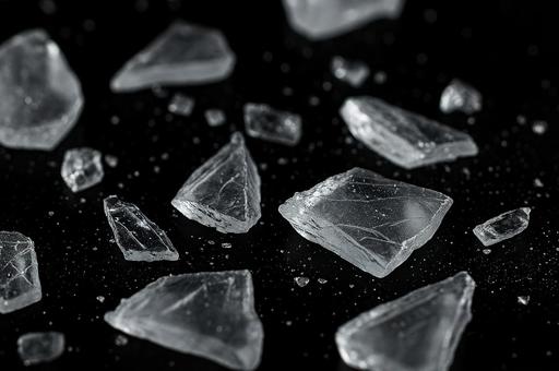 氷の破片 氷の破片の写真