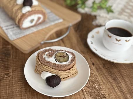 モンブランロール モンブランロールの写真