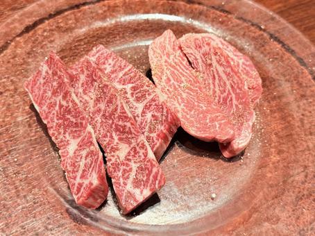 黒毛和牛特選ハラミ　シャトーブリアン シャトーブリアン,黒毛和牛特選ハラミ,ハラミの写真素材