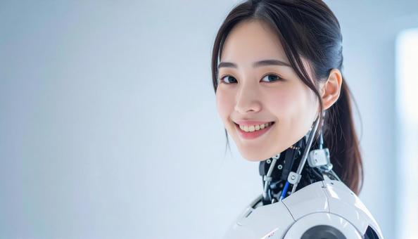 美しい女性型サイボーグ(日本人) 美しい女性型サイボーグ(日本人)の写真