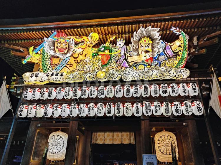 寒川神社の正月飾り 初詣,お正月,神社の写真素材
