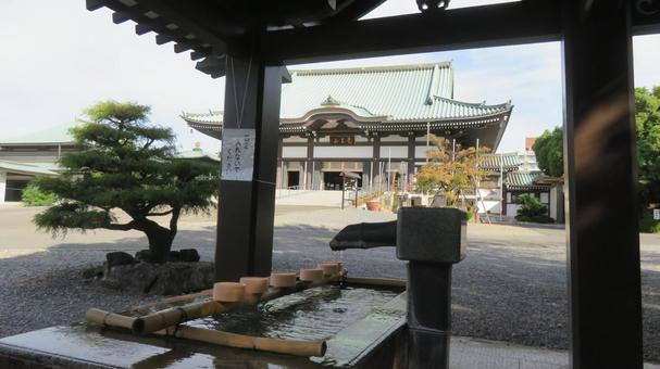 日泰寺 手水と本堂 日泰寺 手水と本堂 日泰寺,覚王山,お釈迦様の写真素材