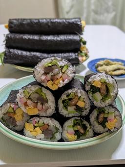 巻き寿司 巻き寿司,恵方巻き,節分の写真素材