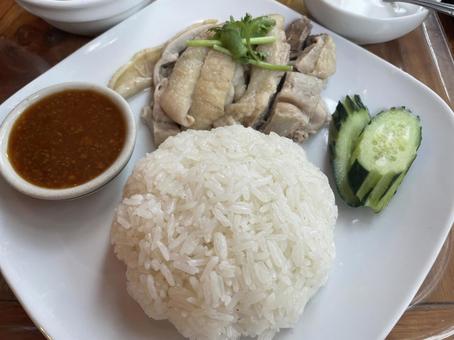 Photo, khao managai, chicken rice, thailand, 