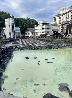 草津温泉 湯畑 草津温泉 湯畑の写真