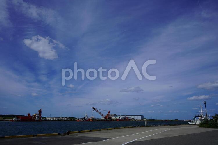 港の風景２ 港,風景,景色の写真素材