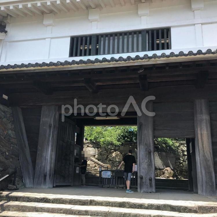 和歌山城　天守二の門　天守曲輪の入口　 和歌山城,天守二の門,天守曲輪の入口の写真素材