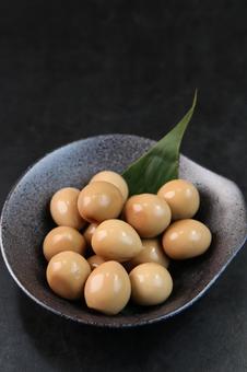 うずら うずら うずら,卵,煮卵の写真素材