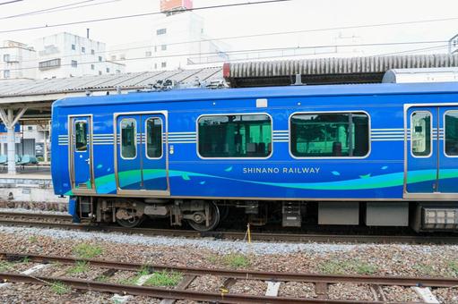 しなの鉄道 しなの鉄道 小諸,小諸駅,鉄道の写真素材