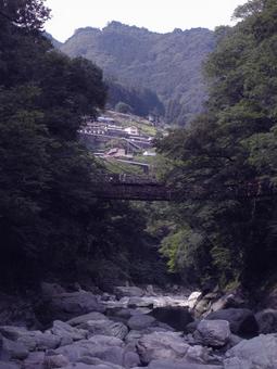徳島県-祖谷のかずら橋 徳島県-祖谷のかずら橋の写真