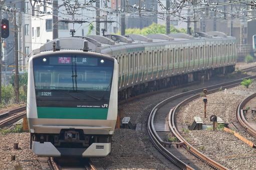JR埼京線、E233系、134編成 JR埼京線、E233系、134編成 jr,埼京線,e233系の写真素材
